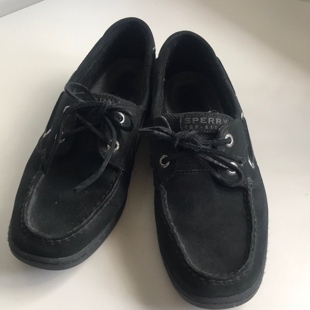 Sperry Top Sider Slip-Ons in Black